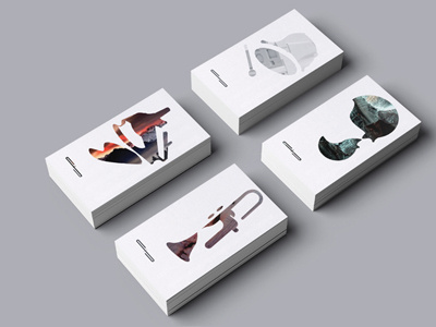 Łódz Philharmonic brand branding card clean design print