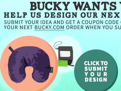 Bucky Next Product graphic design web design