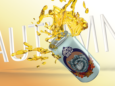 Autumn Edition Brew Splash brand identity illustration packaging productdesign seasons wolf