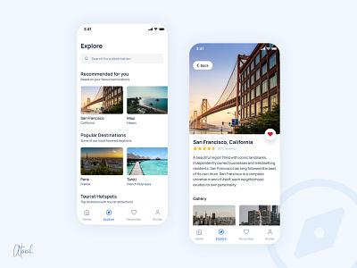 Travel App UI