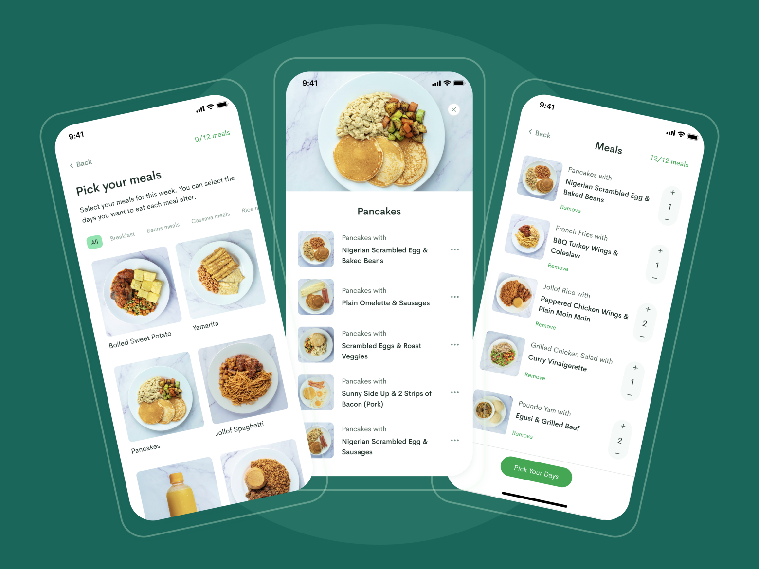 Meal Selection Flow Eden Life by Aderinsola Oluwafemi on Dribbble