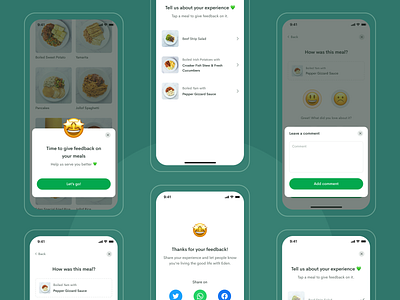Give Feedback | Eden Life app feedback food food app meals product design ui ui design uiux user interface ux ui ux design