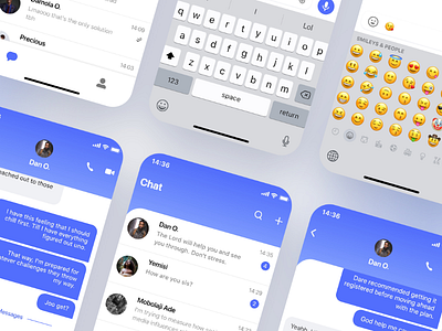 Chat App UI Design Concept