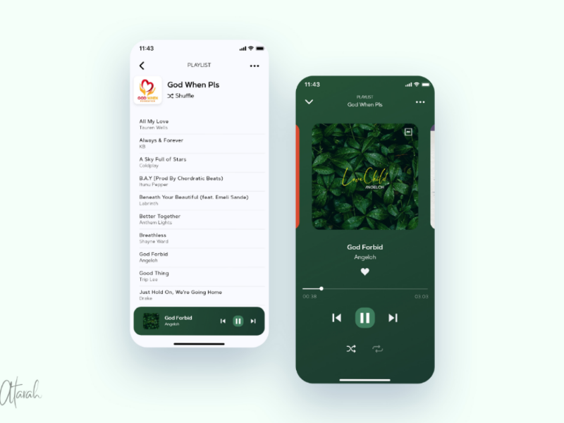 Music Player UI Design ui ux design xd ux user interface user experience uiux ui design ui product design mobile ui mobile app minimal music player music app ui app design app adobexd adobe xd
