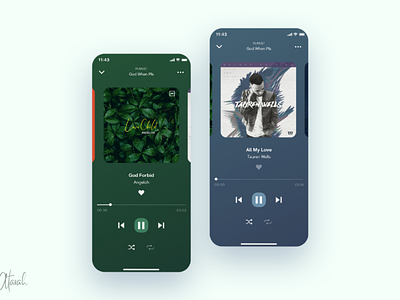 Music Player UI Design