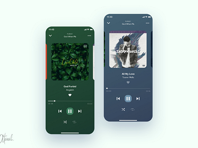 Music Player UI Design