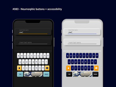 How to do accessible neumorphism