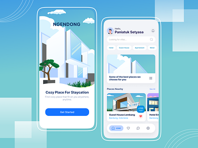 NGENDONG - Staycation Mobile App Design