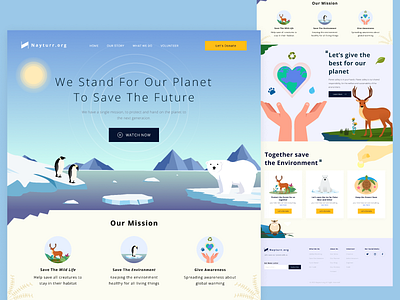 Nayturr.org - Landing Page Design