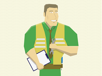 Engineer Joe by aya-la-visar on Dribbble