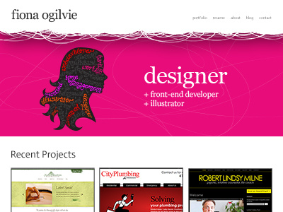 New Website brand desktop google fonts html5 identity mobile personal portfolio responsive web design website