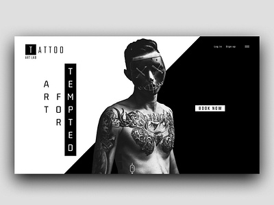 Tattoo Art Lab Studio design figma inspiration interface tattoo ui uidesign uiux ux webdesign