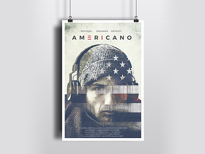 Movie poster AMERICANO film movie movie poster poster poster design