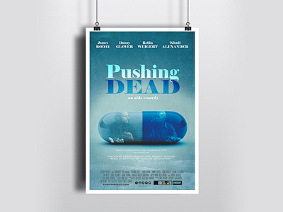 A poster idea for a film PUSHING DEAD film film poster movie movie poster poster poster design