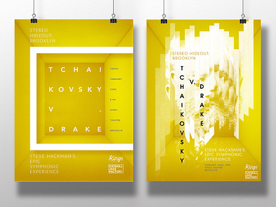 Poster ideas for a music event