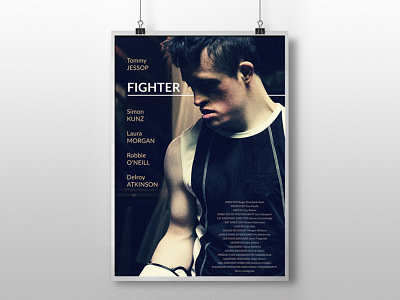 A poster idea for a film FIGHTER design film film poster movie movie poster poster poster design