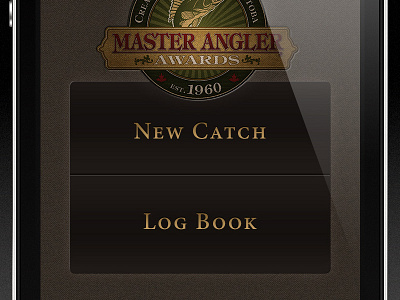 Master Angler iPhone App app design uiux