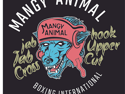 Mangy Full Col 2x 100 graphic design illustraion vector