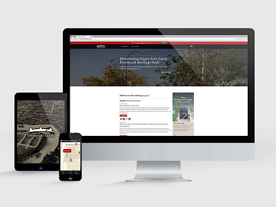 Upper Fort Garry Website and App app design ios product design responive web uiux