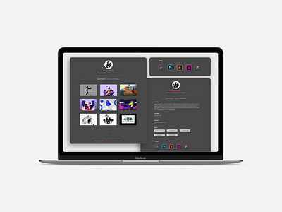 My Portfolio Website dark mode gallery graphicdesign neomorphism portfolio ui uiux ux webdesign website design