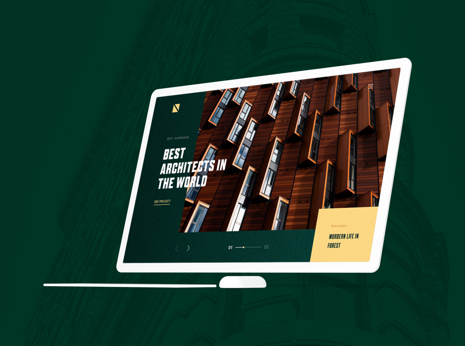 Architecture UI/UX Design by Coderzbar on Dribbble