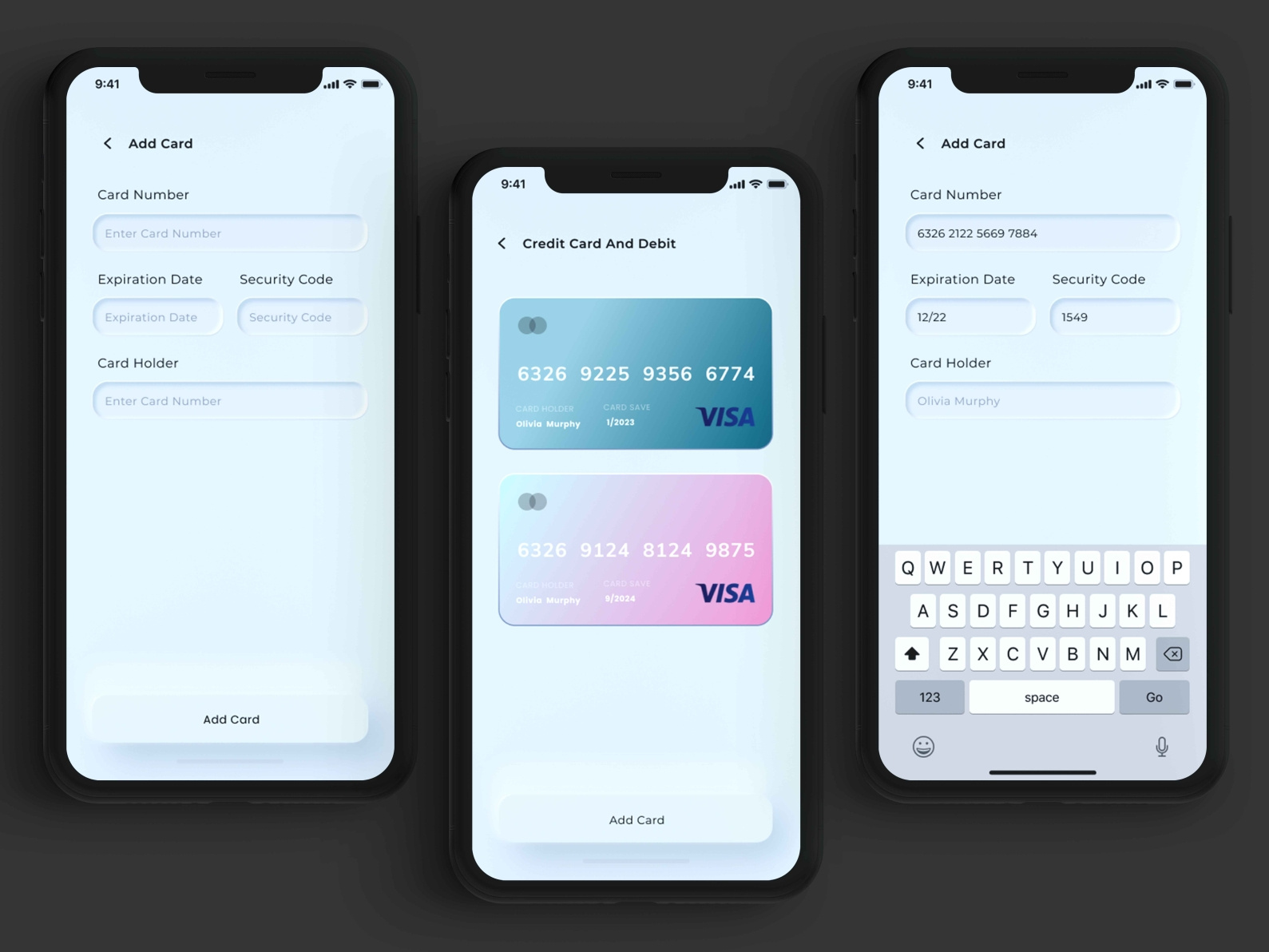 Daily UI. Day #2 : Credit Card Checkout by Daryna Akhtyrska on Dribbble