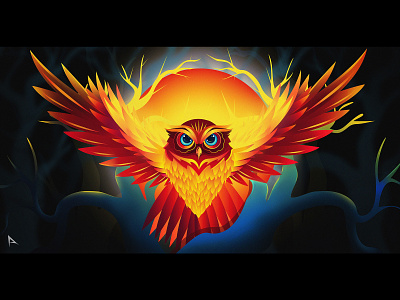 OWL 2d adobe illustrator branding graphic illustration vector