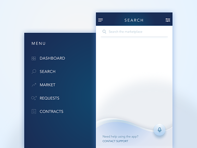 Marketplace Mobile Search with Voice icon menu mic mobile mobile app search
