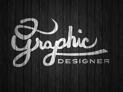 Graphic Designer handrawn handwritten typography