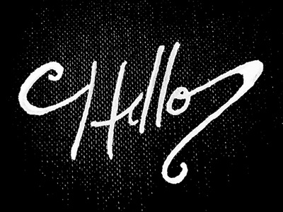 Hello Script handdrawn handtype hello lettering script typography