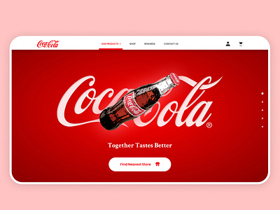 Coco-cola Website Redesign - Figma