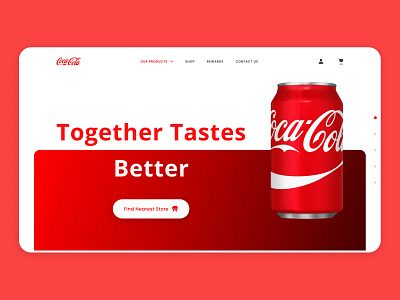 Coco-cola Website Redesign