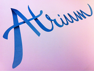 Atrium brand branding colors design logo logotype typography