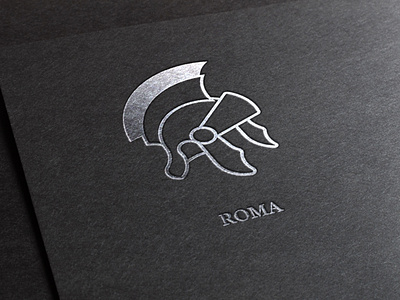 Silver stamping logo of Rome