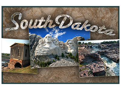 South Dakota Postcard mount rushmore photoshop postcard sioux falls south dakota
