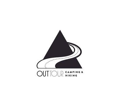 Outtour camping / hiking logo behance branding camping design dribble graphic design illustration illustrator inspration logo moodboard photoshop ui