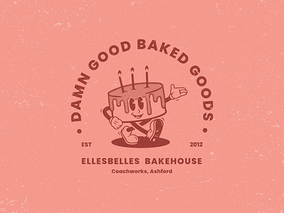 Ellesbelles Bakehouse Mascot (Concept 2) brandidentity branding concept design flat illustration logo vector