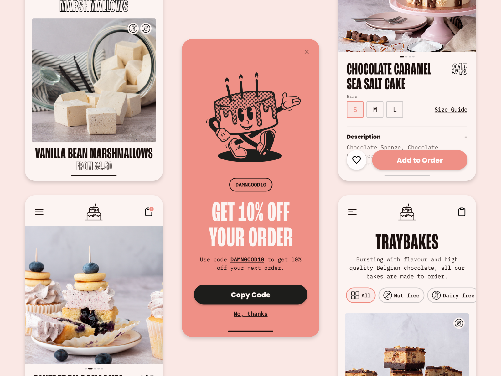 Discount Code and Product Pages by Alex Huntly on Dribbble