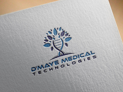 D'MAYE MADICAL TECHNOLOGY LOGO branding clean design graphic design illustration illustrator logo madical logo madical logo vector madical logo vector madical logos madical logos madical vector madical vector typography