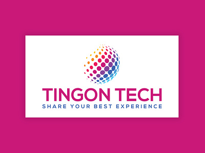 TINGON TECH LOGO 2 branding business card clean design graphic design illustration illustrator logo stationary logodesing tingon tech logo typography