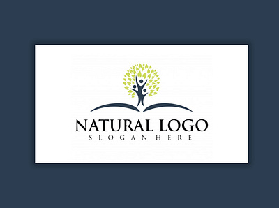 Natural LOGO branding design graphic design illustration illustrator logo natural logo stationary design stationary logodesing typography