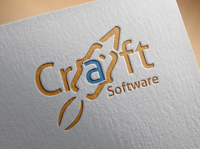 Craft Software Logo branding businesscard craft software craft software craft software logo craft software logo design graphic design illustration stationary design stationary logodesing typography