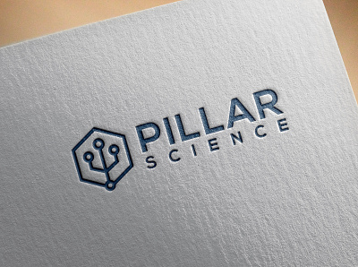 PILLAR LOGO branding business card businesscard clean design graphic design illustration logo pillar logo stationary logodesing typography