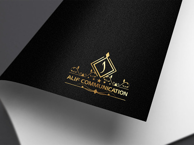 Alif Communation LOGO alif communation logo alif communation logo animation branding businesscard clean graphic design illustration illustrator logo typography