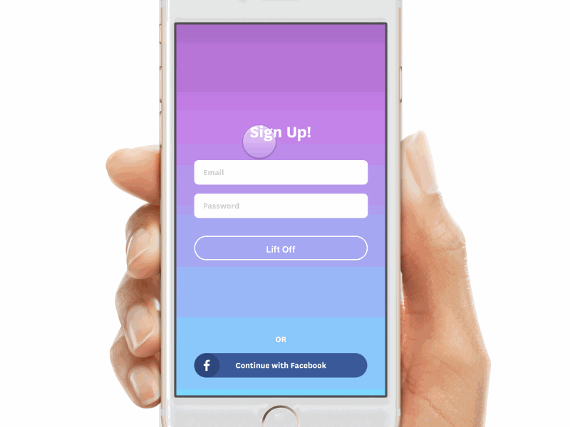 Daily UI Challenge - Day 1 daily ui challenge interaction design login signup ui