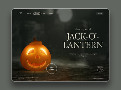 3D Pumpkin 3d animation character design game ghost halloween horror motion graphics october pumpkin scary spooky trick or treat ui ux