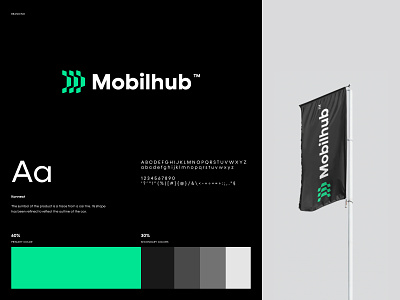 Mobilhub Branding app brand identity branding branding design design graphic design logo logo design logotype mobilhub tire vector