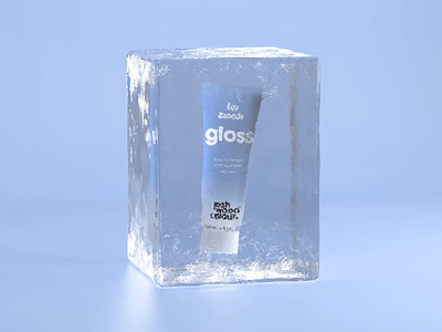 Product in ice cube 3d blender c4d cube ice motion motion graphics product promo