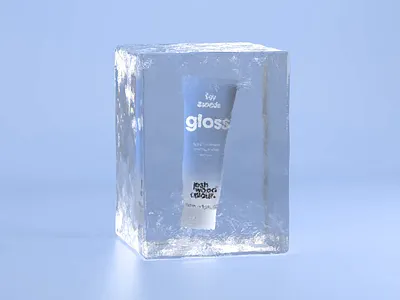 Product in ice cube 3d blender c4d cube ice motion motion graphics product promo