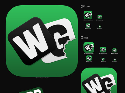 App Icon adobe photoshop app icon app icon design design icon word word game